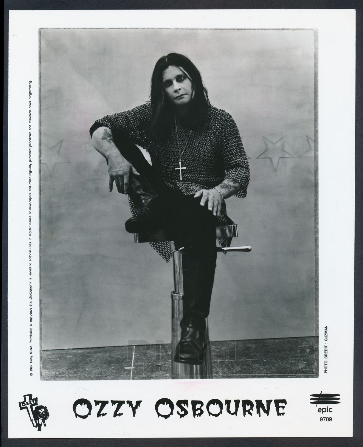 Lot 979 1997 Ozzy Osbourne The New Look Prince Of Darkness Studio