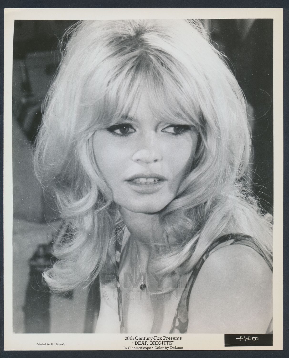 Lot # 403: 1965 Brigitte Bardot, 