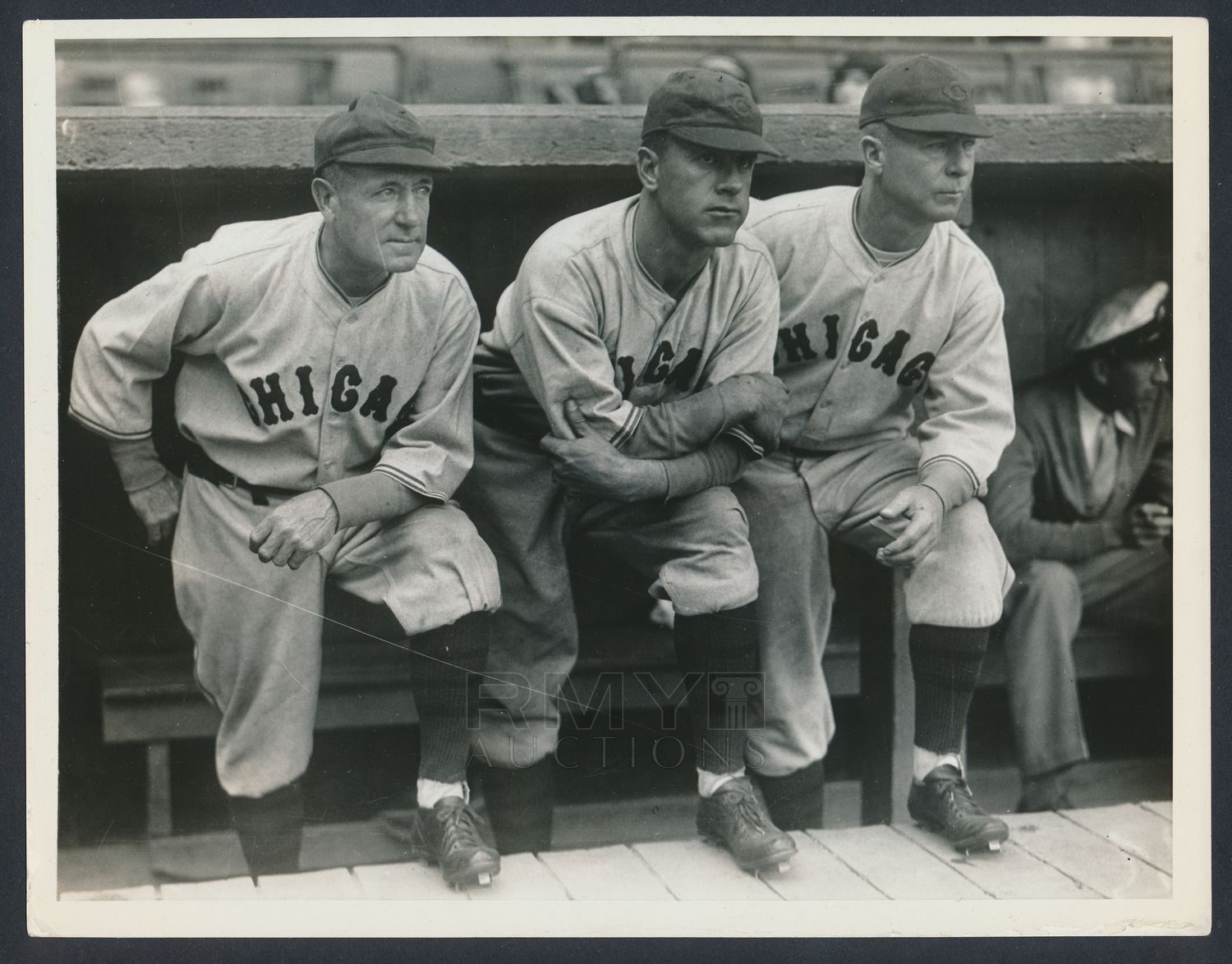 Lot # 311: 1932 Chicago Cubs Coaching Staff, 