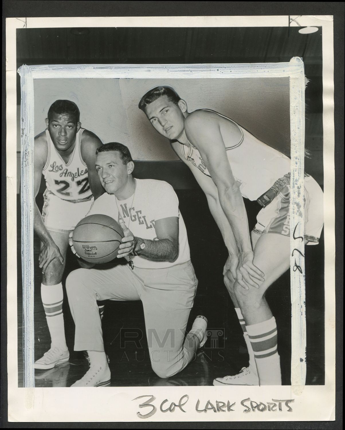 Lot # 636: 1963 Jerry West and Elgin Baylor, 