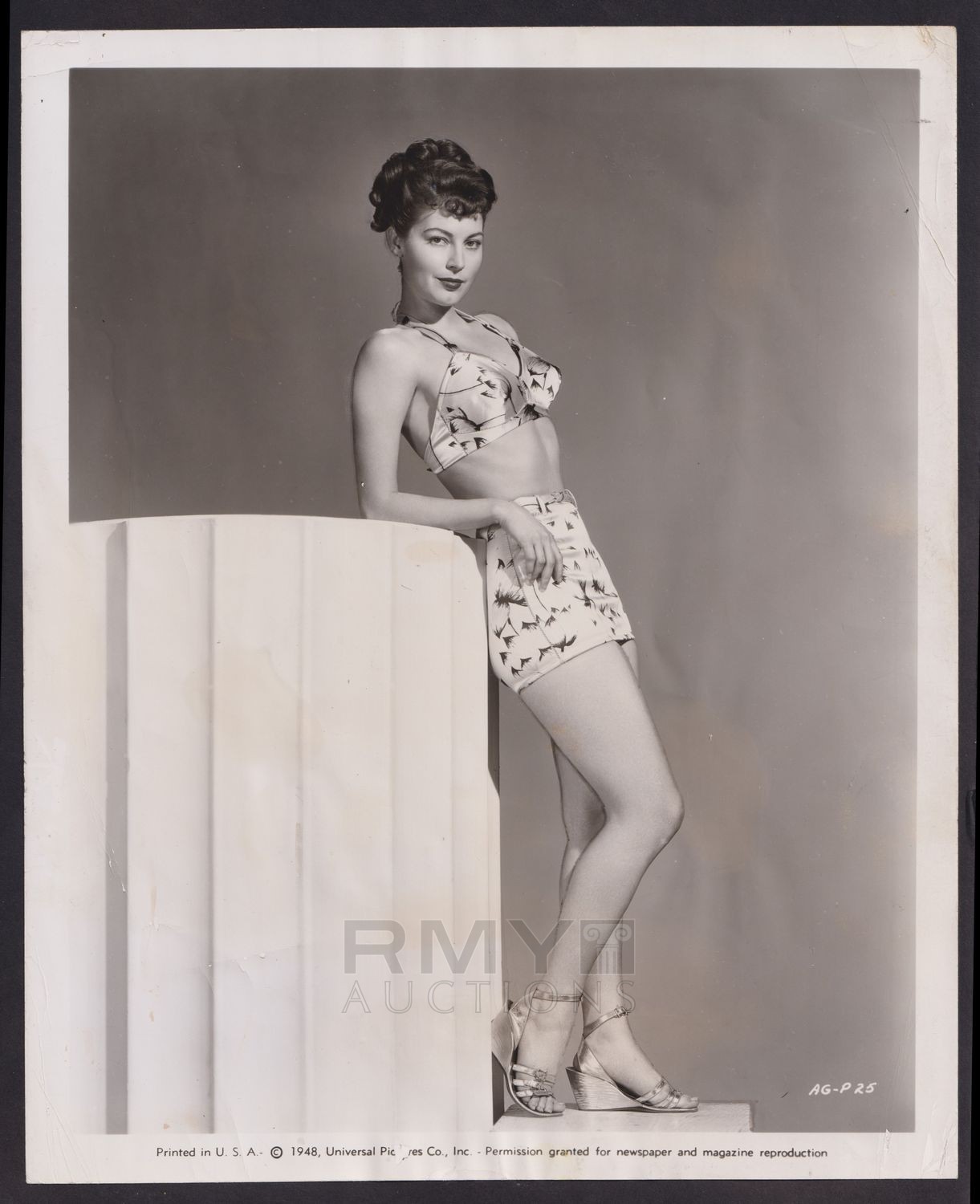 Lot 472 1948 Ava Gardner Legendary Sex Symbol Seductive Bikini