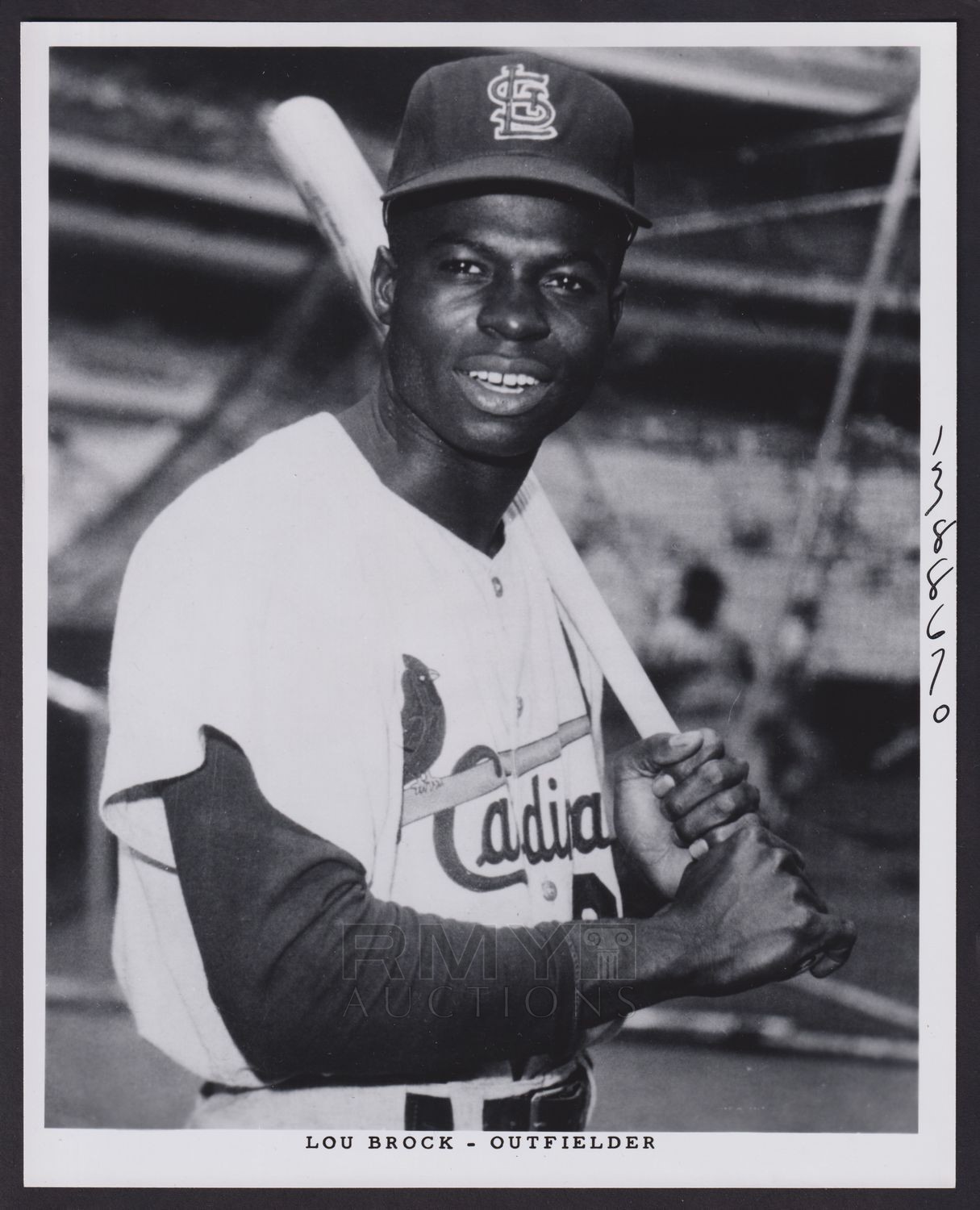 Lot # 276: 1965 Lou Brock, 