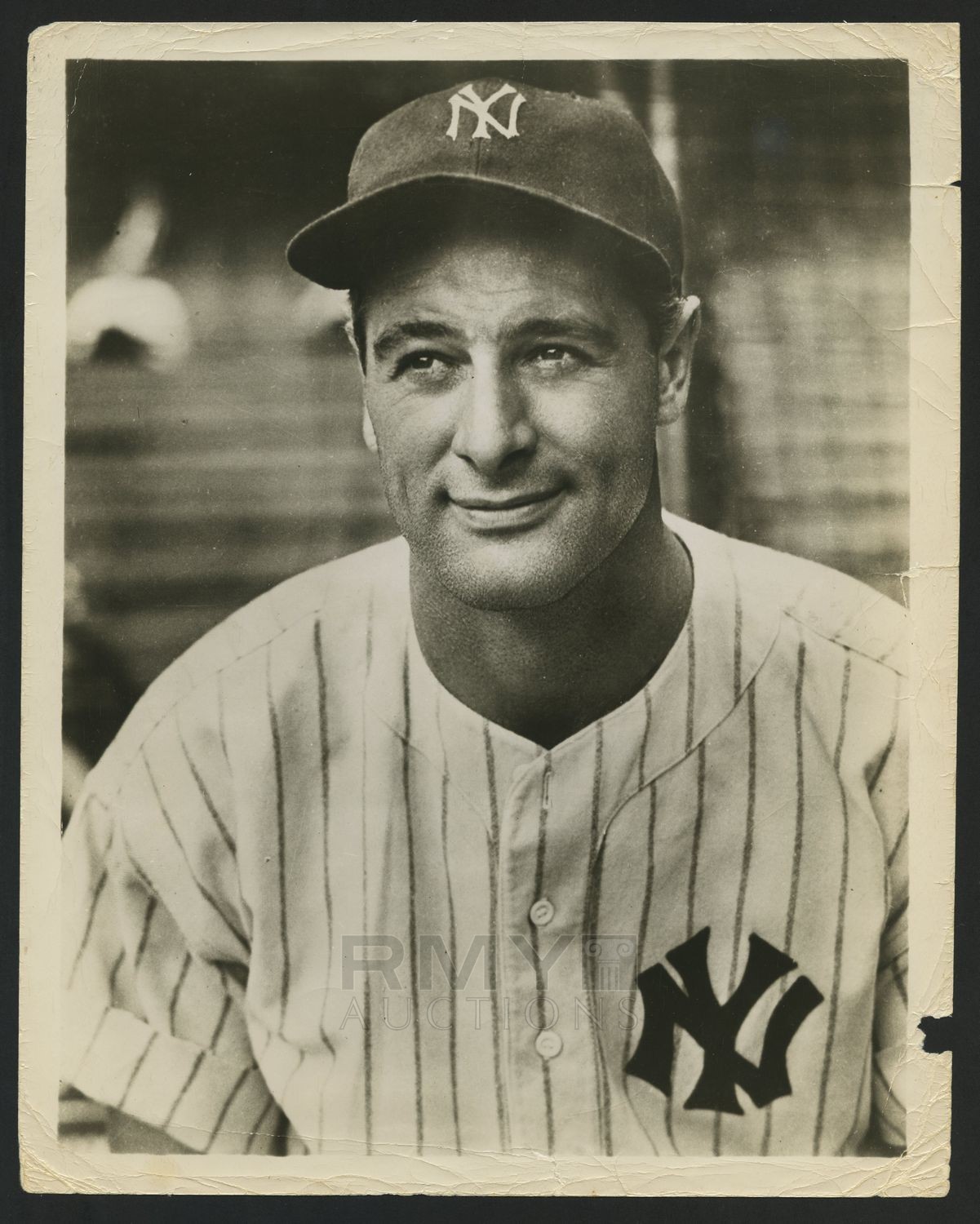 Sold at Auction: Lou Gehrig, LOU GEHRIG New York Yankees 'Iron